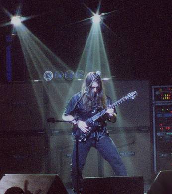 Petrucci - Petrucci with his guitar.he is known to be one of the best guitarists.