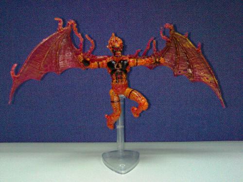 Inhuman Torch - This action figure is from the House of M Boxset.