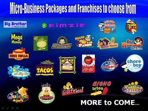 micro business packages - There are 24 business packages to choose from and still more to come...