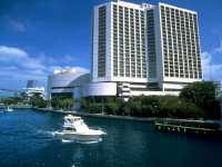 Hyatt Regency hotel in Miami - 400 South East Second Avenue Miami Florida 33131-2197 USA. Incredible sight.