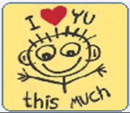 i luv u this much - its the picture she sent me to show how she felt for me.