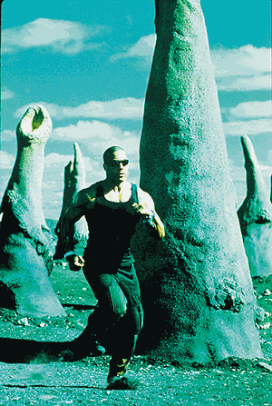 Pitch Black - Vin Diesel - A clip from the movie featuring Vin Diesel.