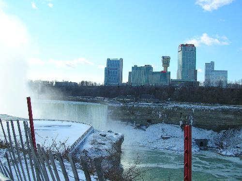 Niagra falls - Beautiful niagra falls as seen from Buffalo,US