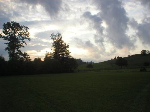 West Virginia Sunset - Summer evening, end of July 2006