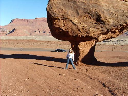 Crazy rock formations along the Glen Canyon and Le - These are everywhere, there are tons of them some of them you can see have big holes in them you can climb into!