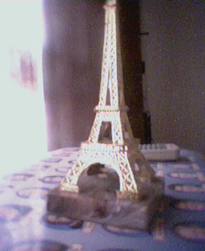 La effiel tower - i always wanted to go to paris and see the effiel tower so i bought this miniature and each time i looked at it i magine i was there till when i did go in 2002..the experience was amazing.