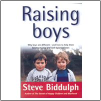 Raising boys - Raising boys ... this is a book cover on the subject of raising young boys.