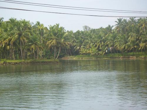 A river  - A river between two lands.