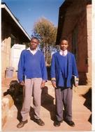 High School Memories. - Final examinations day.    This was afer returning back to school a month to the official starting date for kenya certificate of secondary education. On my right is my best friend just before the mathematics paper.