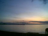 sunset at manila bay - this is a place within a city! Manila. You could how beautiful the sun sets here.