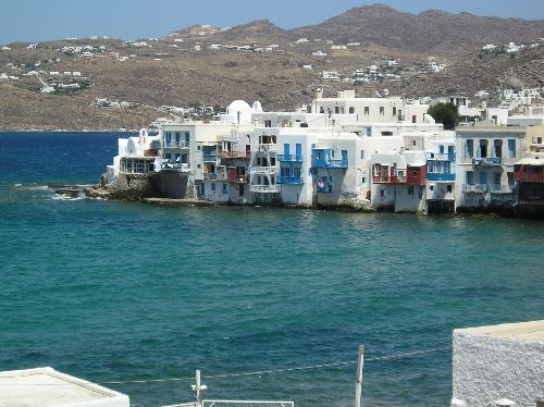 small venice of mykonos - the place of mykonos called small venice with the bars restaurants clubs 