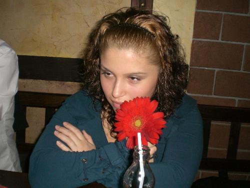 at somebody birthday - a bit bored and tired