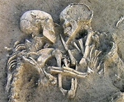Eternal embrace..  - couple still hugging for 5000 years on...