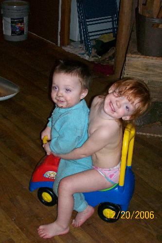 My 2 youngest - arent they cute !