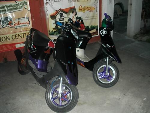 my scoot - my two honda dio.one is a 90cc and the other a 50cc