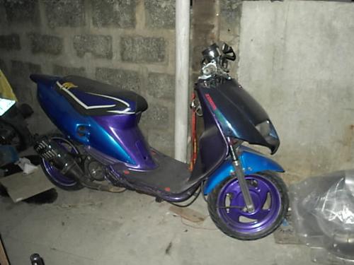 my scoot - another project bike.the rear is finished.now th front end needs a little financing.