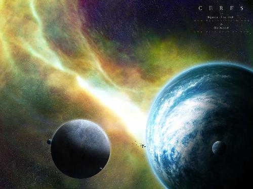 spaced out - photo done by some guy named greg martin (or something like that) done in adobe photoshop. rad eh???