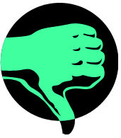 thumbs down - clip art of thumbs down