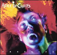 Facelift album cover - Facelift is the first Alice in Chains album, dated in 1990.