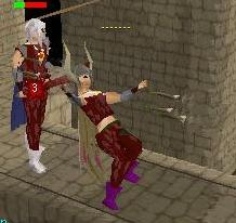 Runescape matrix - This picture is of a character doing matrix in Runescape