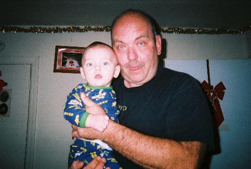 My brother and look-a-like grandson - man & boy