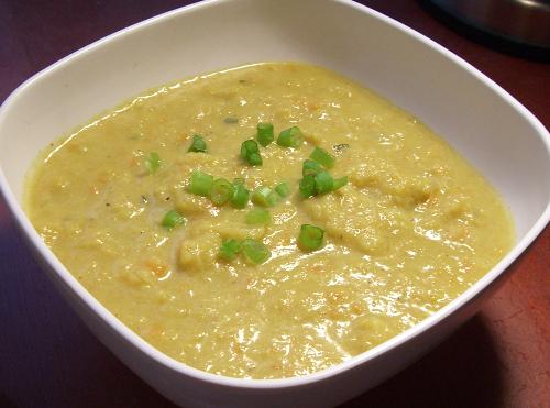 Cauliflower Soup - Cauliflower Soup in a bowl.