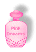 perfume - pink bottle of perfume