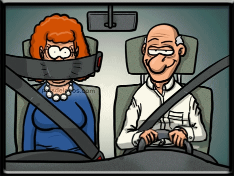 Driving Lessons - Always Wear Sit Belt... Always keep your Mouth Shut