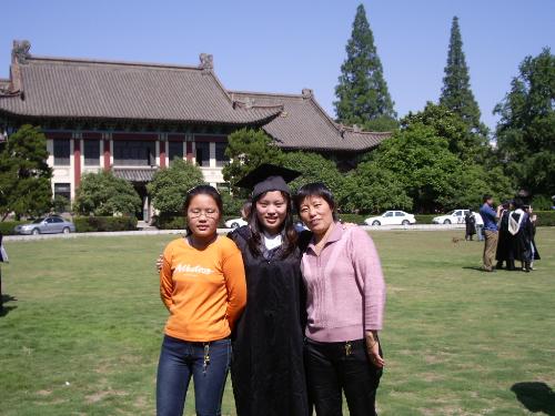My mother, my sister and me - My mother, my sister and me on my graduation day!