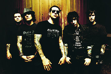 Avenged Sevenfold - This is a picture of the band Avenged Sevenfold from their hometown Huntington Beach, California.  The photo was taken in 2005, the same year they released City of Evil.