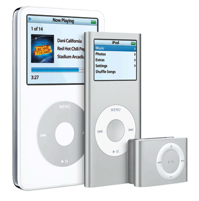 iPod brothers - iPod product line-up iPod brothers - iPod product line-up