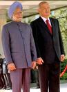 Proposed Day - This photo stands and indicates the two person who are renowed in their country and they are proposing each other for the good friendship relationship between two countries