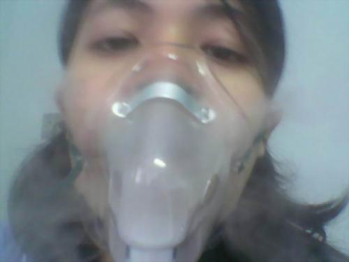 poisoness mask - got sick,went to the hospital.. I was breathing oxygen.