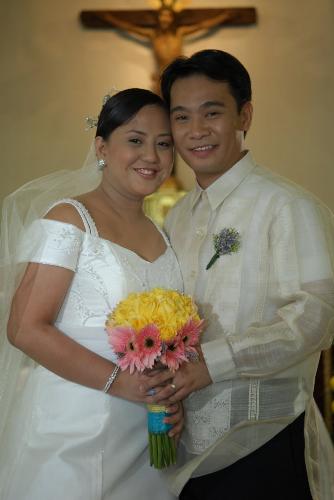 Me and Jason - A photo of me and Jason at our wedding last October 28, 2006