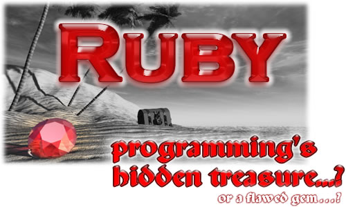 Ruby Programming Language - A photo depicting the logo of the Ruby programming language.