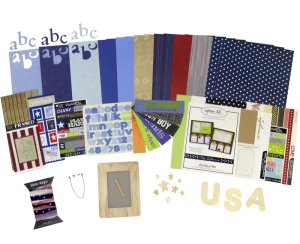 Scrapbooking supplies - I really like a lot of those things in the picture