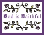 You are Never Alone - This shows the encryption, God is Faithful. It means that when you have problems or anything, you are never alone. He will always be there for you.