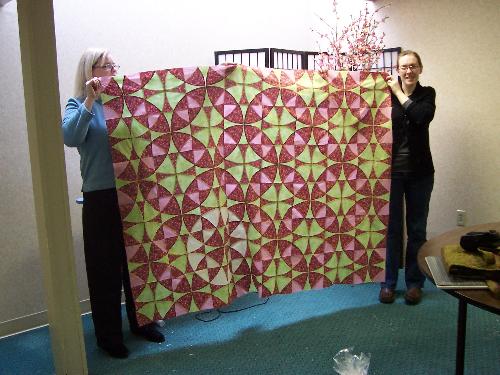 my latest quilt top - I finished this quilt top at my guild's quilt retreat on Cape Cod in January.