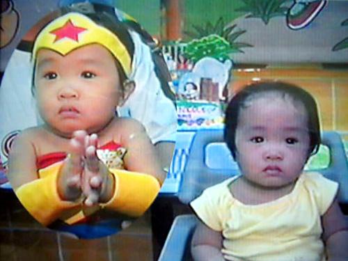 My daughter - Picture was taken during her first birthday celebration on July 22, 2005 in Quezon City.