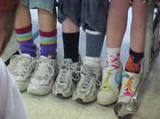 socks! - grade school kids and their socks