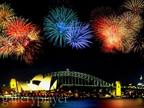 australia - fireworks in australia