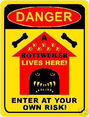 danger, enter at your own risk - biohazard type sign reads: danger, enter at your own risk