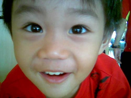 Paolo - a close up shot of our son, Paolo