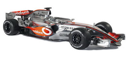 Alonso's McLaren's MP4/22 - This is the 2007 McLaren, with which i hope that Alonso will win his 3rd consecutive world championship. I like the colours very much, and i hope the car is fast enough when the championship begins!