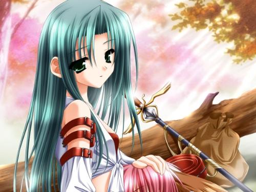 anime winking - pretty picture of anime