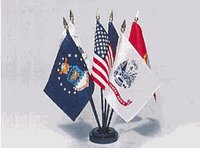 United States Military Flags - representing each branch of the military