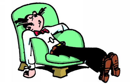 Dagwood takes a Nap - in his easy chair