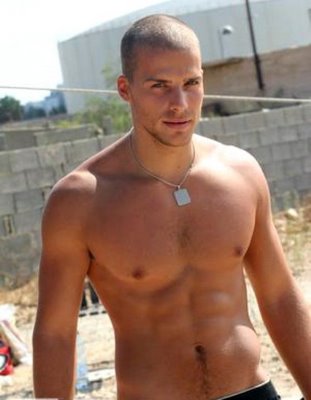 Attractive man - Attractive, well built man with shaven head