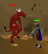 Me killing a lesser - Lessers were a good training place but now I prefer Pest Control. Where do you train ?