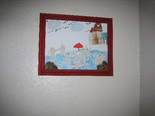 Baptized in the water. - another form of art.